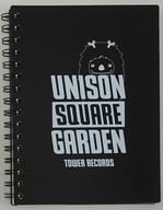 UNISON SQUARE GARDEN リングノート ブラック 「UNISON SQUARE GARDEN×タワーレコード POP UP STORE」