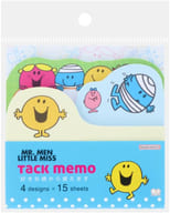 ミスター・ハッピー ダイカットブロック付箋 「MR.MEN LITTLE MISS」