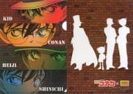 集合(4人) A4クリアファイル 「劇場版 名探偵コナン 異次元の狙撃手×ゲオ」 劇場版上映記念キャンペーン品