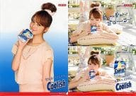 佐々木希 A4クリアファイル(B) 「ロッテ クーリッシュ(Coolish)」 ノベルティグッズ
