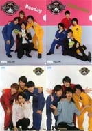 各曜日メンバー集合 A4クリアファイル(4枚組) 「猫のひたいほどワイド 祝2周年感謝祭 ～お雛様からの挑戦状～」 湘南台編来場者特典