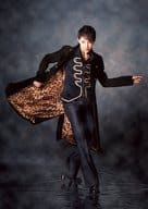 宝塚歌劇団(星組)/柚希礼音/全身・衣装黒・金・豹柄・体右向き・右足前・背景グレー・2Lサイズ/「宝塚歌劇団」公式生写真