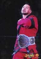 中邑真輔/膝上・衣装赤・左向き・左手肩・「WRESTLING DONTAKU 2014」/公式生写真