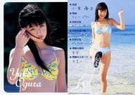 小倉優子/水着黄色・青・右手髪/DVD「YUKO’S PRIVATE 100 QUESTIONS」特典トレカ