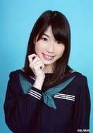 Wake Up Girls!/青山吉能/上半身・制服・右手頬・背景水色/Wake Up Girls! Bromide Collection -vol.1-