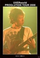 UVERworld/誠果/ライブフォト・上半身・衣装白・目線右・背景緑・「2008.03.07 横浜BLITZ」/UVERworld PROGLUTION TOUR 2008