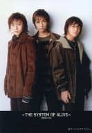 w-inds./集合(3人)/膝上・衣装茶色・左手ポケット・背景白/～THE SYSTEM OF ALIVE～2002.12.18