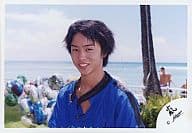 嵐/櫻井翔/青シャツ/バストアップ/背景海/公式生写真