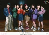 AKB48/集合(6人)/横型・AKB48劇場14周年特別記念公演 ユニット曲「僕たちの地球」・2Lサイズ/AKB48劇場公演記念集合生写真