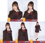 ◇熊崎晴香/2020年 SKE48 新春GOODS 個別生写真 5種コンプリートセット