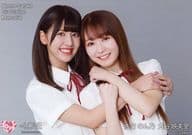 イコールラブ(=LOVE)/佐竹のん乃・大谷映美里/横型・バストアップ/佐竹のん乃卒業記念2ショット生写真セット