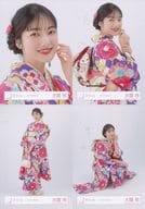 ◇大園玲/櫻坂46ランダム生写真 【2024年 振袖衣装】 4種コンプリートセット
