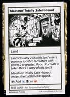 [TEST CARD]：【MB2】Maestros’ Totally Safe Hideout