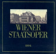 <<パンフレット(舞台)>> パンフ)WIENER STAATSOPER 1994 ウィーン国立歌劇場 日本公演