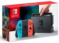 Nintendo Switch本体/Joy-Con(L) ネオンブルー/(R) ネオンレッド(状態：セーフティガイド欠品)