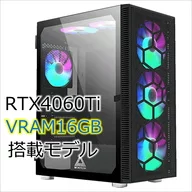 【在庫有】駿河屋オリジナルゲーミングデスクトップPC SURUGA ZERO 2nd [CPU：Ryzen 7 7800X3D/メモリ：32GB(DDR5)/GPU：GeForce RTX 4060 Ti/SSD：1TB]
