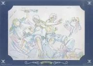 <<アニメ・漫画系書籍>> 一番くじ ワンピース メモリアルログ F賞 メモリアル原画アート(ルフィ＆エース)