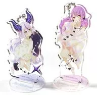 常闇トワ＆ラプラス・ダークネス(なもりイラスト) アクリルスタンドキーホルダーセット(2個セット) 「バーチャルYouTuber ホロライブ 常闇トワ＆ラプラス・ダークネス×カプとれ」