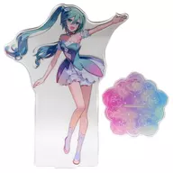 初音ミク プラチナムザッカビッグクリアスタンド“初音ミク＆巡音ルカ” 「VOCALOID」