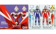 ULTRA-ACT ウルトラマンティガ スカイタイプ＆パワータイプ(2体セット) 「ウルトラマンティガ 」 魂ウェブ商店限定