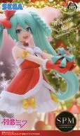 初音ミク 「キャラクター・ボーカル・シリーズ 01 初音ミク」 スーパープレミアムフィギュア“初音ミク”クリスマス2022