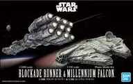 1/1000 ブロッケード・ランナー ＆ 1/350 ミレニアム・ファルコン 「スター・ウォーズ エピソード4/新たなる希望」 [5055363]