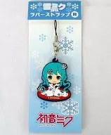 B.雪ミク2013(お盆) ラバーストラップ 「VOCALOID」 ファミリーマート×初音ミクin雪まつり会場グッズ