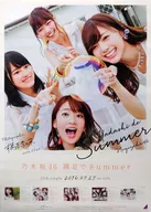 B2告知特製ポスター 乃木坂46 ジャケットType-B 「CD 裸足でSummer」 全国握手会会場限定ランダム交換品