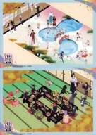 エンディングA4クリアポスター絵巻2枚セット 集合(雪遊び/大宴会) 「特 刀剣乱舞-花丸- ～雪月華～ 華ノ巻」 劇場グッズ