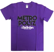 三代目J Soul Brothers ツアーTシャツ パープル Sサイズ 「三代目J Soul Brothers LIVE TOUR 2016-2017 ”METROPOLIZ”」