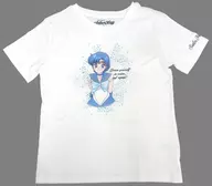 セーラーマーキュリー(背景星) グラフィックTシャツ ホワイト Mサイズ 「美少女戦士セーラームーン meets GU」