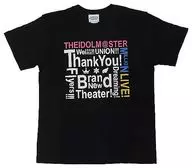 アイドルマスター ミリオンライブ!ver. 公式Tシャツ ブラック Mサイズ 「バンダイナムコエンターテインメントフェスティバル」