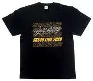 SKE48 ツアーTシャツ ブラック XXLサイズ 「SKE48 Valentine’s Day Live 2020 ～CHOCOLATE～/White Day Live 2020 ～Candy？ or Cookie？～」