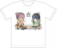 なでしこ＆リン(ミニキャラ) Tシャツ ホワイト Lサイズ 「へやキャン△」