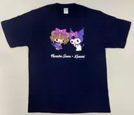 諏訪ななか×マイメロディ Tシャツ/クロミ メトロブルー XLサイズ 「Nanaka Suwa My Melody PremiumShop」 第一弾グッズ 大阪・阿倍野会場限定