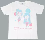 雪ノ下雪乃＆由比ヶ浜結衣(デフォルメ) Tシャツ2 ホワイト フリーサイズ(Lサイズ) 「やはり俺の青春ラブコメはまちがっている。完」