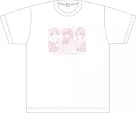 仁＆優貴＆伊織 描き下ろしTシャツ ホワイト Lサイズ 「運命の人に出会う話」