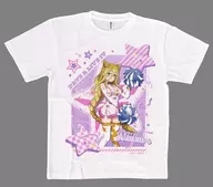 星宮六喰 グラフィックTシャツ(チアガールVer.) ホワイト フリーサイズ 「デート・ア・ライブIV POP UP SHOP」