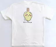 うさぎ さがら刺繍Tシャツ ホワイト 3Lサイズ 「ちいかわ なんか小さくてかわいいやつ×Avail」