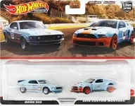 1/64 Hot Wheels プレミアム 2パック - 1969 フォード マスタング BOSS 302 / 2014 カスタム マスタング [HKF58]