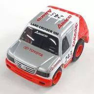 チョロQ トヨタ・チームARACO ランドクルーザー 100(レッド×シルバー) 2003年のパリ・ダカール・ラリー優勝記念