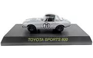 1/64 TOYOTA SPORTS 800 #20(シルバー×ホワイト) 「トヨタスポーツカー ミニカーコレクション」 サークルK・サンクス限定