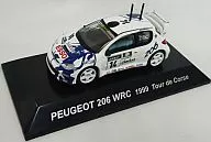 1/64 PEUGEOT 206 WRC 1999 Tour de Corse #14(ホワイト) 「ラリーカーコレクション SS.8 プジョー」