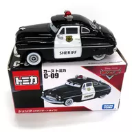 シェリフ スタンダードタイプ(ブラック×ホワイト/ベトナム製) 「カーズ・トミカ C-09」