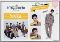 岩本照(Snow Man) ステッカーセット 「SixTONES Snow Man 1st Anniversary」