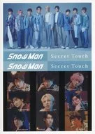 Snow Man A4サイズステッカーシート 「CD Secret Touch 初回盤A」 購入特典