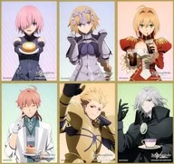 全6種セット オリジナルミニ色紙 「劇場版 Fate/Grand Order -終局特異点 冠位時間神殿ソロモン-×ローソン」 対象商品購入特典