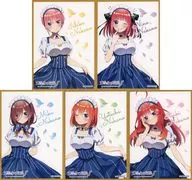 全5種セット オリジナルミニ色紙 「五等分の花嫁∬×ローソン」 対象商品購入特典