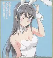 桜島麻衣 キャラクターデザイン田村里美描き下ろしミニ色紙 「青春ブタ野郎はおでかけシスターの夢を見ない」 第2週目来場者特典