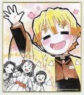 我妻善逸 「鬼滅の刃 全集中展 刀鍛冶の里編・柱稽古編 作画スタッフ全集中複製ミニ色紙 B」